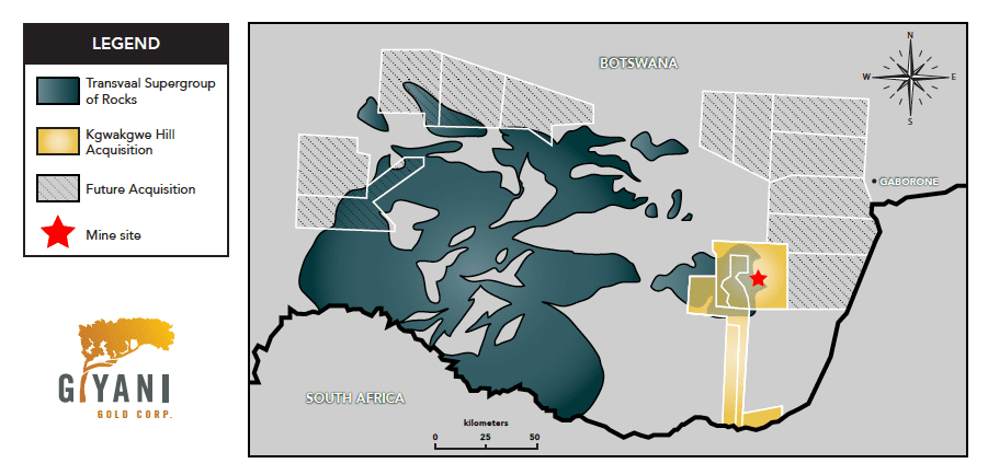 Giyani Gold Karte Kgwakgwe Projekt